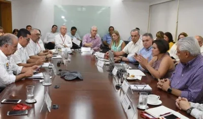 Reunión de la Superservicios con la dirigencia regional.