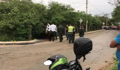 Lugar de los hechos en el barrio Las Estrellas