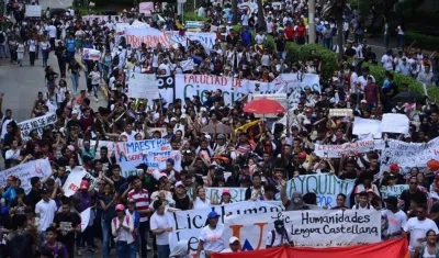 La manifestación llegará a la Plaza de la Paz. 