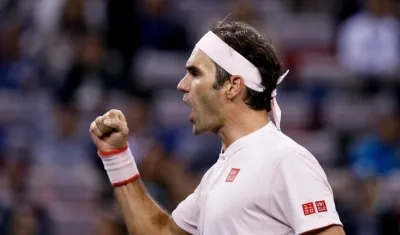 Roger Federer, tenista suizo. 