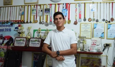 Nelson Soto, ciclista barranquillero. 