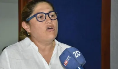 La secretaria de Salud del Distrito, Alma Solano.