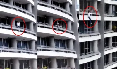 Momento en el que ocurre la tragedia. 