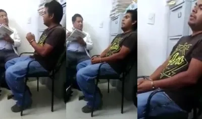 'El monstruo de Ecatepec' durante su polémica declaración.