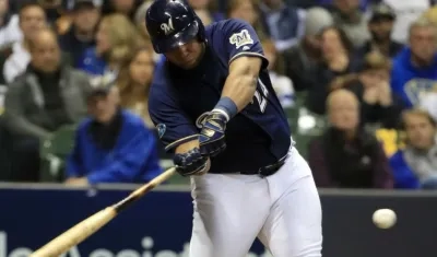 Jesús Aguilar pegó cuadrangular para el triunfo de su equipo. 