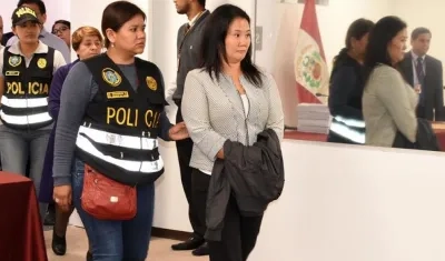 La líder opositora Keiko Fujimori. 