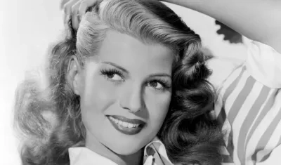 La actriz Rita Hayworth.