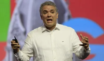 El presidente de Colombia, Iván Duque