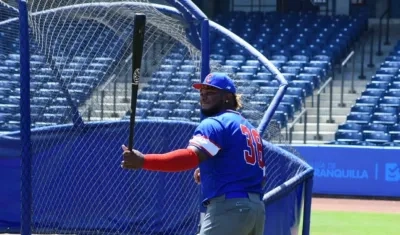 Jesús Posso, receptor de la Selección Colombia sub-23. 
