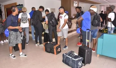 El plantel de la Selección Colombia de béisbol sub-23.