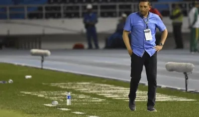 Diego Corredor, hasta hoy DT de Patriotas.