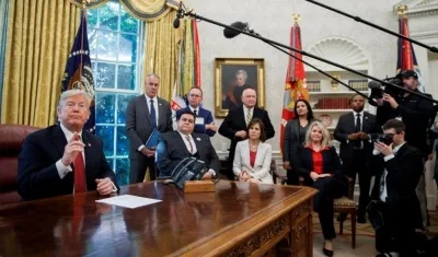 Donald Trump, presidente de Estados Unidos, podría reunirse con Maduro, solo si hay pasos democráticos.