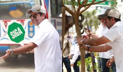 El Alcalde Alejandro Char.