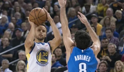 Stephen Curry, jugador de los Warriors de Golden State. 
