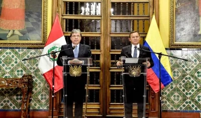 La lucha contra las drogas ilícitas y la corrupción también fueron temas que abordaron los Ministros de Relaciones Exteriores de los dos países durante su encuentro en la ciudad de Lima.