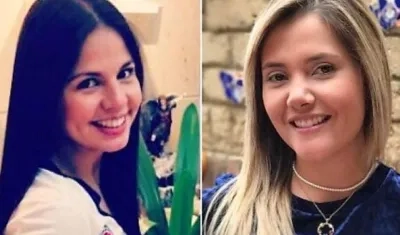 La empresaria Caya Varón y la Comunicadora Dayana Jaimes.