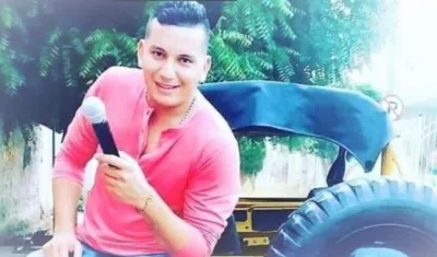 El cantante vallenato Daniel 'Tato' Solano.
