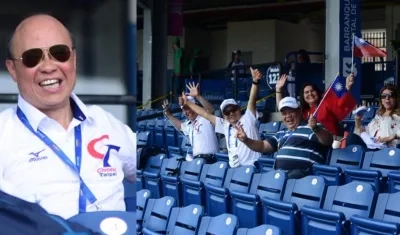 Domingo Cha, aficionado de China Taipéi.