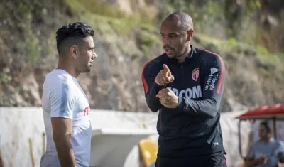 Radamel Falcao y Thierry Henry.