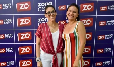 Lisseth Bolívar y Liane Daza, organizadoras del evento.