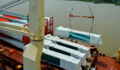 Los nuevos puentes de abordaje del aeropuerto Ernesto Cortissoz.