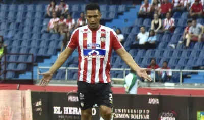 Teófilo Gutiérrez, delantero de Junior. 