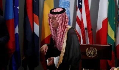 El ministro de Exteriores de Arabia Saudí, Adel Al Jubeir. 