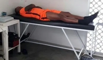 El jugador se quedó dormido por más de una hora. 