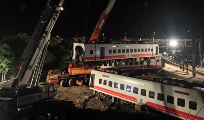 Lugar del accidente. 