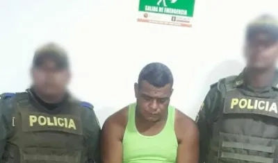  Gerardo Rafael Borrero Díaz, capturado por homicidio.