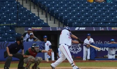 Imagen del juego entre China Taipéi y Sudáfrica.