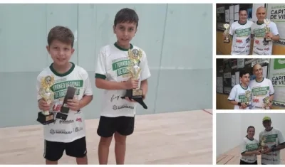 Jugadores ganadores del torneo. 