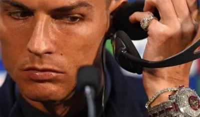 El jugador de fútbol Cristiano Ronaldo.