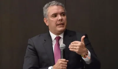 Iván Duque, presidente.