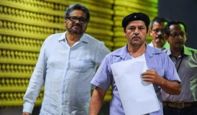 "Iván Márquez2 y "Romaña".