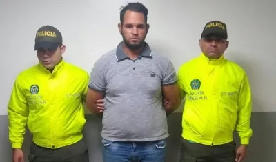 Jonathan Moisés Martínez García, de 27 años, apodado como 'Moisesito", fue capturado por el homicidio del taxista Víctor Manuel Fontalvo Agámez.