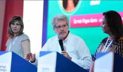 Presidente de la Asociación Colombiana de Administradoras de Fondos de Pensiones y de Cesantías (Asofondos), Santiago Montenegro.