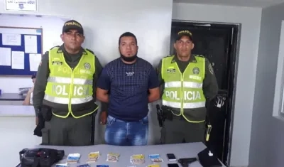 El hombre fue conducido a la URI de la Fiscalía. 