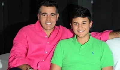 Carlos Calero y su hijo 'Carlitos'.