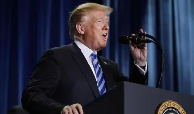 Donald Trump, presidente de Estados Unidos.