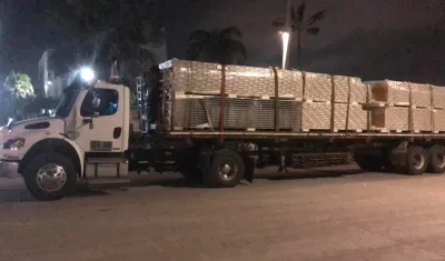 Vehículo que transportaba la marihuana.