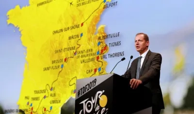 - El director general del Tour de Francia, Christian Prudhomme.