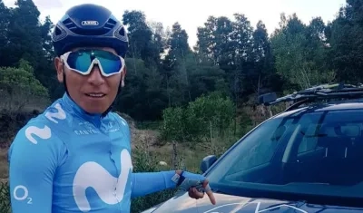 Nairo Quintana, pedalista colombiano.