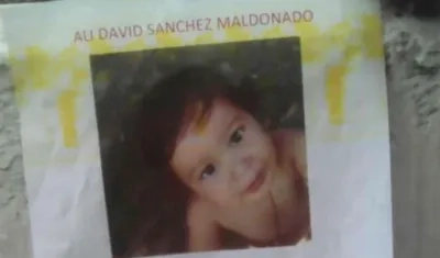 Ali David Sánchez Maldonado, niño raptado.