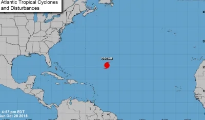 Óscar es el octavo huracán de la temporada.