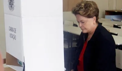 La expresidenta brasileña Dilma Rousseff.