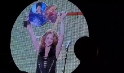 La cantante Shakira.