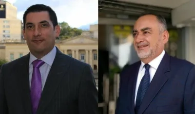 Senador de la República, Luis Eduardo Díaz-Granados y el exrepresentante a la Cámara, Cristóbal Rodríguez.