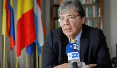 El Canciller Carlos Holmes Trujillo. 