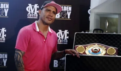 El puertorriqueño Miguel Ángel Cotto.